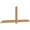 Ekena Millwork Eugene Smooth Timber Gable Bracket, Western Red Cedar, 96"W x 36"H x 1 1/2"D x 5 1/2"F, 9/12 Pitch GBW096X36X0206EUG00SWR - alternate 3